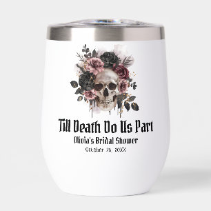 Gothic Floral Skull bis zum Tod tun uns Brautparty