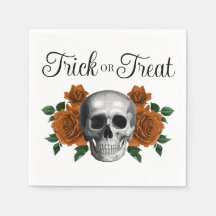 Gothic Floraler Totenkopf Trick Or Treat Halloween