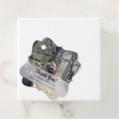 Gothic Flower Garden Vielen Dank für Ihre Unterstü Geschenkanhänger (Beispiel)