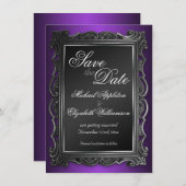 Gothic Frame Lila Speichern der Ankündigungen (Vorne/Hinten)