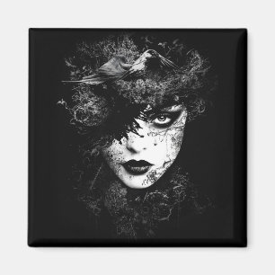 Gothic-Frau Magnet