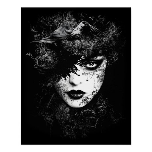 Gothic-Frau Poster (Vorderseite)