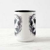 Gothic Frauengesicht Tasse (Zentrum)