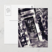 Gothic Friedhof Graveyard Greetings Postkarte (Vorne/Hinten)