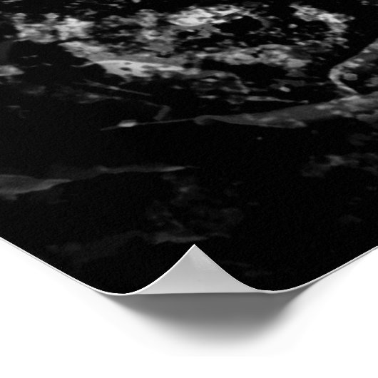 Gothic Friedhof Rose Poster (Ecke)