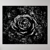 Gothic Friedhof Rose Poster (Vorne)