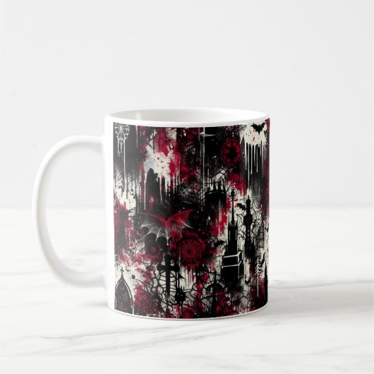 Gothic Friedhof Tasse (Links)