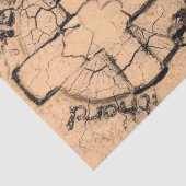 Gothic Friedhof Vintag Sepia Grabstein Grunge Seidenpapier (Ausschnitt)