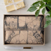 Gothic Friedhof Vintag Sepia Grabstein Grunge Seidenpapier (Geschenk)