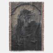 Gothic Friesisches Pferd Decke (Vorderseite Vertikal)