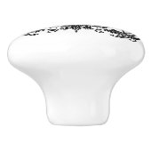 Gothic-Frosch-Keramikknopf Keramikknauf (Seitenansicht)