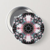 Gothic Frozen Winter Spider Web Button (Vorne & Hinten)