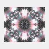 Gothic Frozen Winter Spider Web Fleecedecke (Vorderseite (Horizontal))