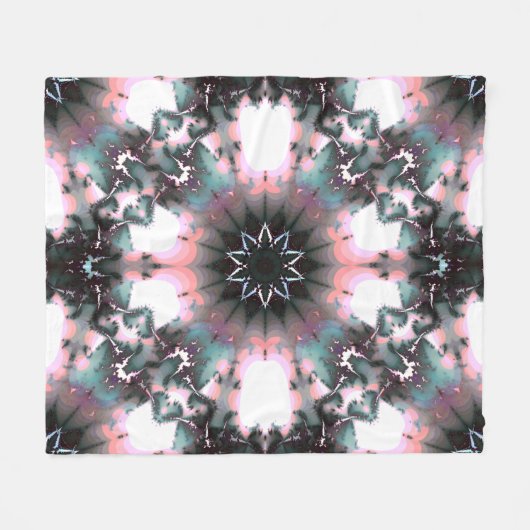 Gothic Frozen Winter Spider Web Fleecedecke (Vorderseite (Horizontal))