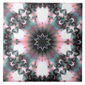 Gothic Frozen Winter Spider Web Fliese (Vorderseite)