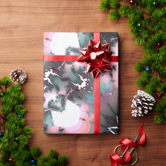 Gothic Frozen Winter Spider Web Geschenkpapier (Feiertagsgeschenk)