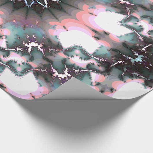 Gothic Frozen Winter Spider Web Geschenkpapier (Ecke)