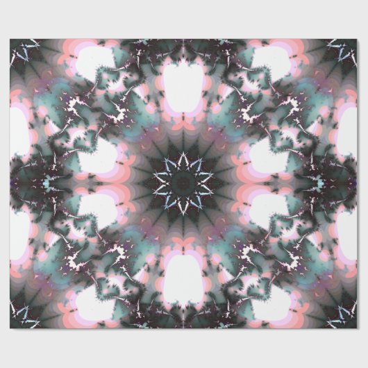 Gothic Frozen Winter Spider Web Geschenkpapier (Flach)