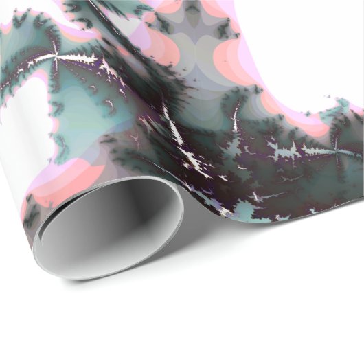 Gothic Frozen Winter Spider Web Geschenkpapier (Rolleneckpunkt)