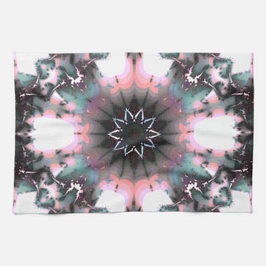 Gothic Frozen Winter Spider Web Geschirrtuch (Horizontal)