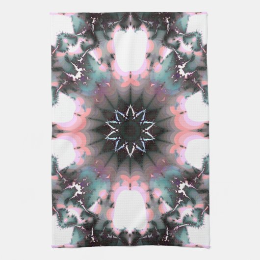 Gothic Frozen Winter Spider Web Geschirrtuch (Vertikal)