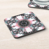 Gothic Frozen Winter Spider Web Getränkeuntersetzer (Linke Seite)