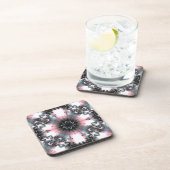 Gothic Frozen Winter Spider Web Getränkeuntersetzer (Rechte Seite)