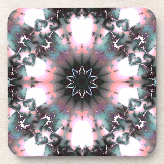 Gothic Frozen Winter Spider Web Getränkeuntersetzer (Vorderseite)