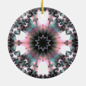 Gothic Frozen Winter Spider Web Keramik Ornament (Hinten)