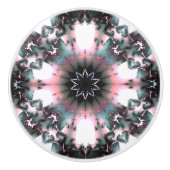 Gothic Frozen Winter Spider Web Keramikknauf (Vorderseite)