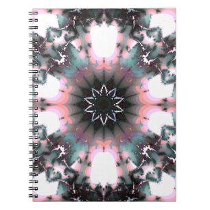 Gothic Frozen Winter Spider Web Notizblock