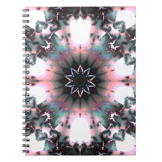 Gothic Frozen Winter Spider Web Notizblock (Vorderseite)