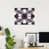 Gothic Frozen Winter Spider Web Poster (Heimbüro)