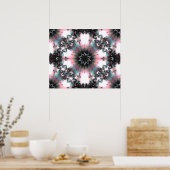 Gothic Frozen Winter Spider Web Poster (Küche)