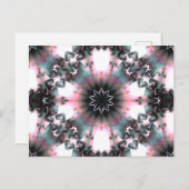 Gothic Frozen Winter Spider Web Postkarte (Vorne/Hinten)