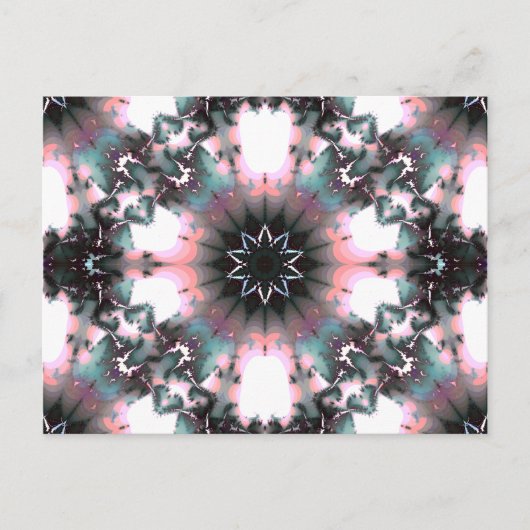 Gothic Frozen Winter Spider Web Postkarte (Vorderseite)