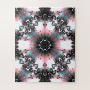 Gothic Frozen Winter Spider Web Puzzle