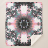 Gothic Frozen Winter Spider Web Sherpadecke (Vorderseite)