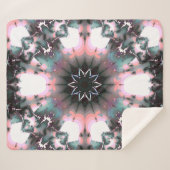 Gothic Frozen Winter Spider Web Sherpadecke (Vorderseite (Horizontal))