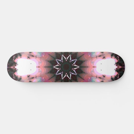 Gothic Frozen Winter Spider Web Skateboard (Horizontal)