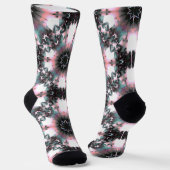 Gothic Frozen Winter Spider Web Socken (Gewinkelt)