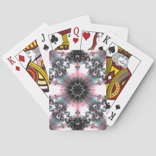 Gothic Frozen Winter Spider Web Spielkarten (Rückseite)