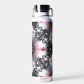 Gothic Frozen Winter Spider Web Trinkflasche (Rückseite)