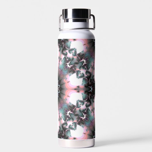 Gothic Frozen Winter Spider Web Trinkflasche (Rückseite)