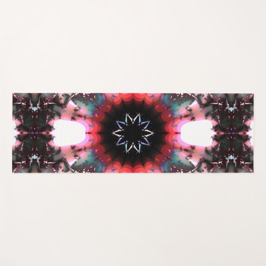 Gothic Frozen Winter Spider Web Yogamatte (Vorderseite (Horizontal))