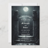 Gothic Full Moon Save the Date (Vorderseite)