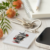 Gothic Funny Coffin Schlüsselanhänger (Vorderseite rechts)