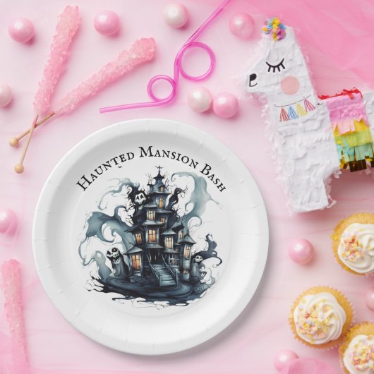 Gothic Gala: Spuk Herrenhaus Bash Pappteller (Party)