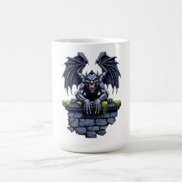 Gothic Gargoyle: Ein Wächter der Nacht Kaffeetasse