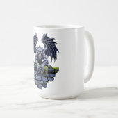 Gothic Gargoyle: Ein Wächter der Nacht Kaffeetasse (VorderseiteRechts)